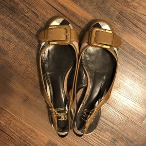 Authentic Burberry slingbacks